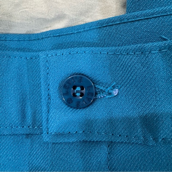 Levi’s Vintage Bend Over Pants Women’s 26 •‎ 1970s High Waist Trousers Blue - Picture 3 of 7